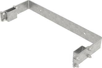Wandhalter starr 200 mm U-Bügel Stahl verzinkt