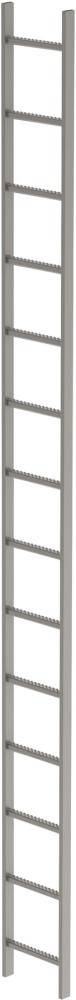Schachtleiter V4A B 340 mm 14 Sprossen