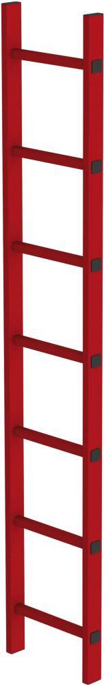 Schachtleiter 7 Sprossen L 1,96 m B350 mm LW 300 mm GFK