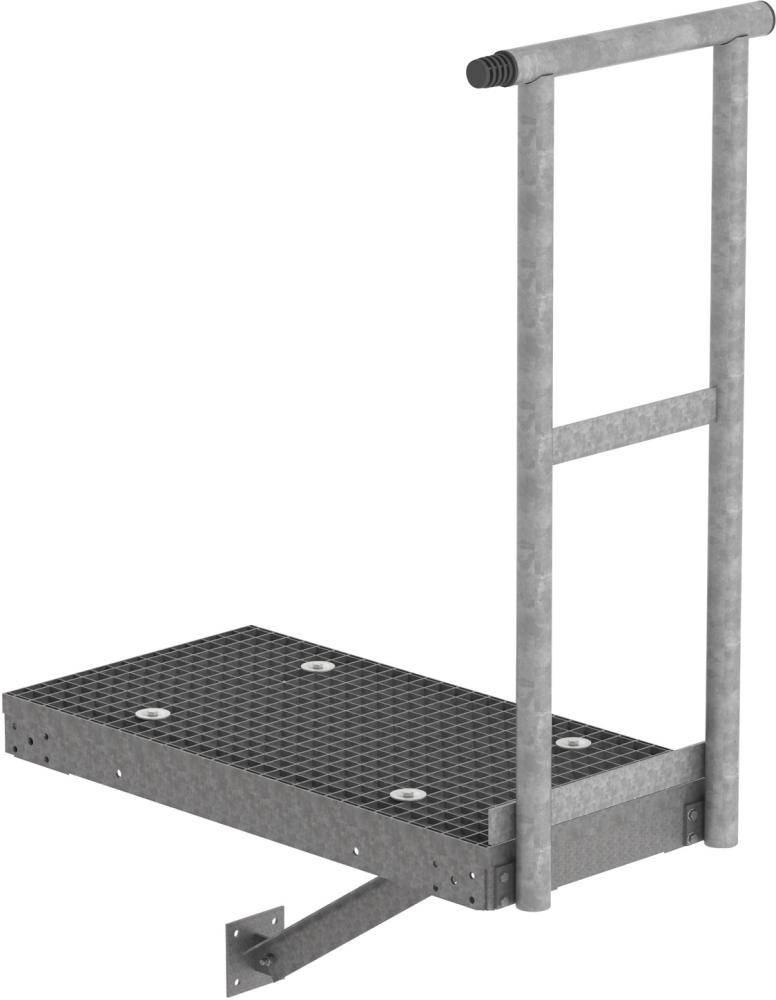 Erweiterungspodest 0,5x1,0 m Stahl verzinkt