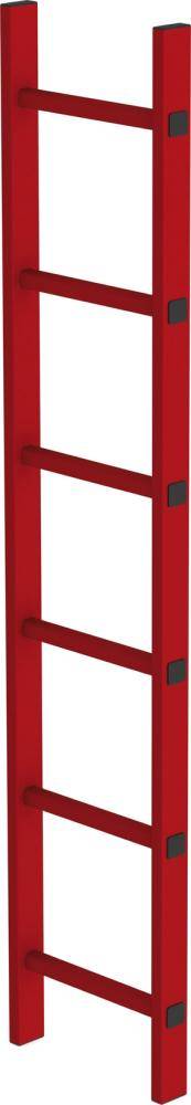 Schachtleiter 6 Sprossen L 1,68 m B350 mm LW 300 mm GFK