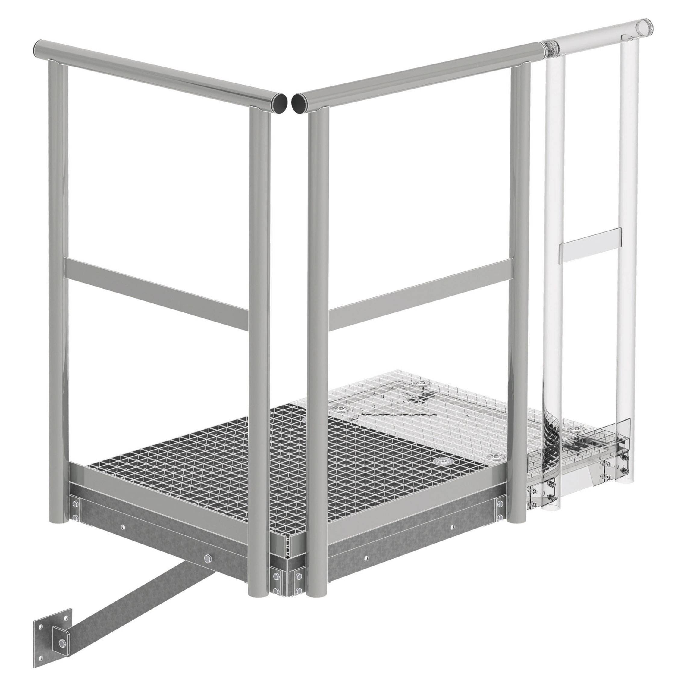 MUNK Steigleiter Grundpodest 800mm