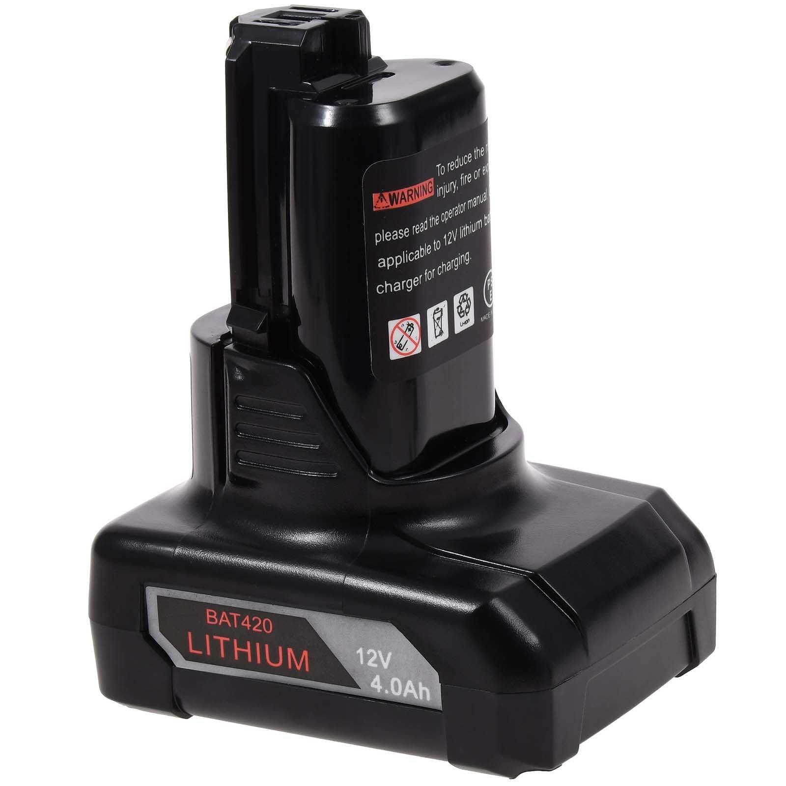 Powery Akku für Akku-Winkelschrauber Bosch GWI 12V Serie, 12V, Li-Ion