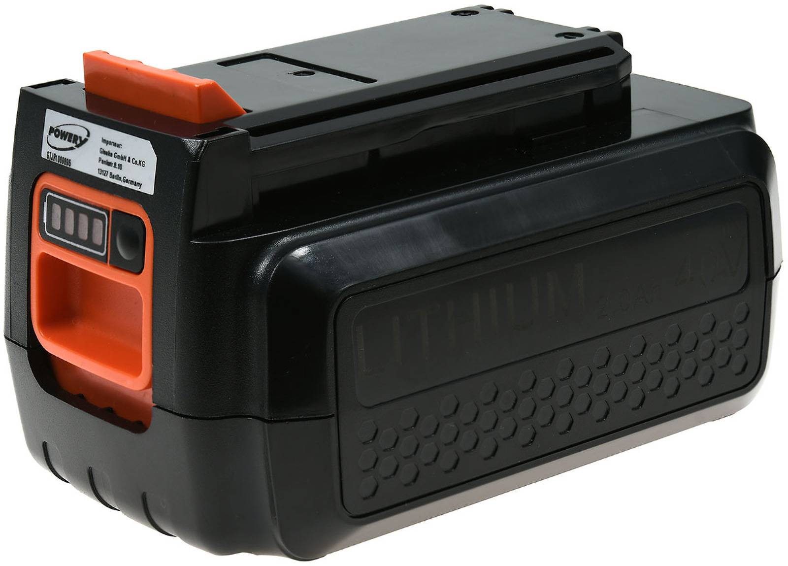 Powery Akku für Trimmer Black & Decker LST220 / LST300 / Typ LBXR36, 36V (max. 40V), Li-Ion