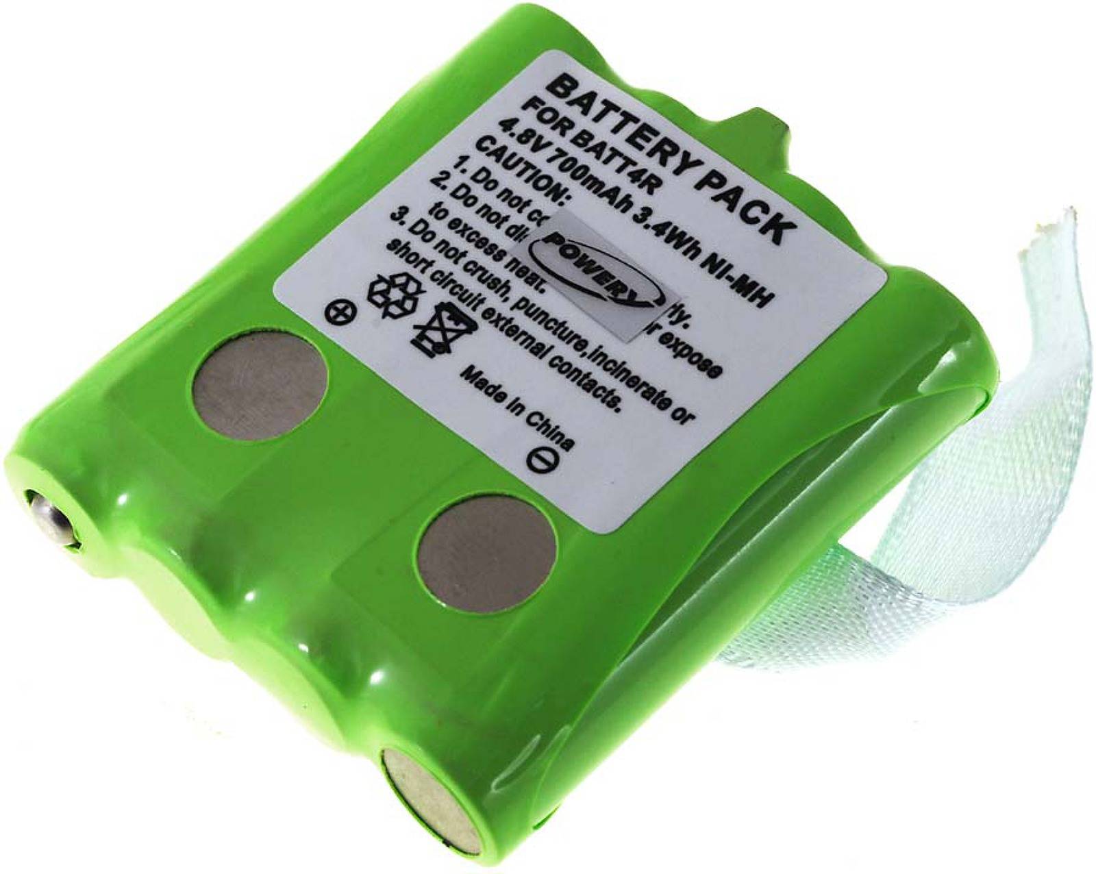 Powery Akku für Motorola Typ IXNN4002A, 4,8V, NiMH
