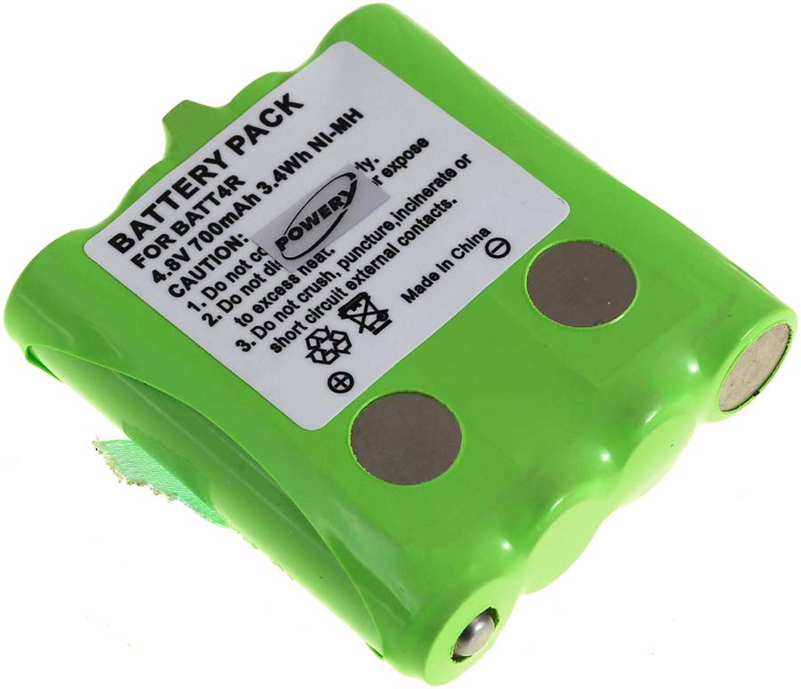 Powery Akku für Motorola Typ IXNN4002A, 4,8V, NiMH