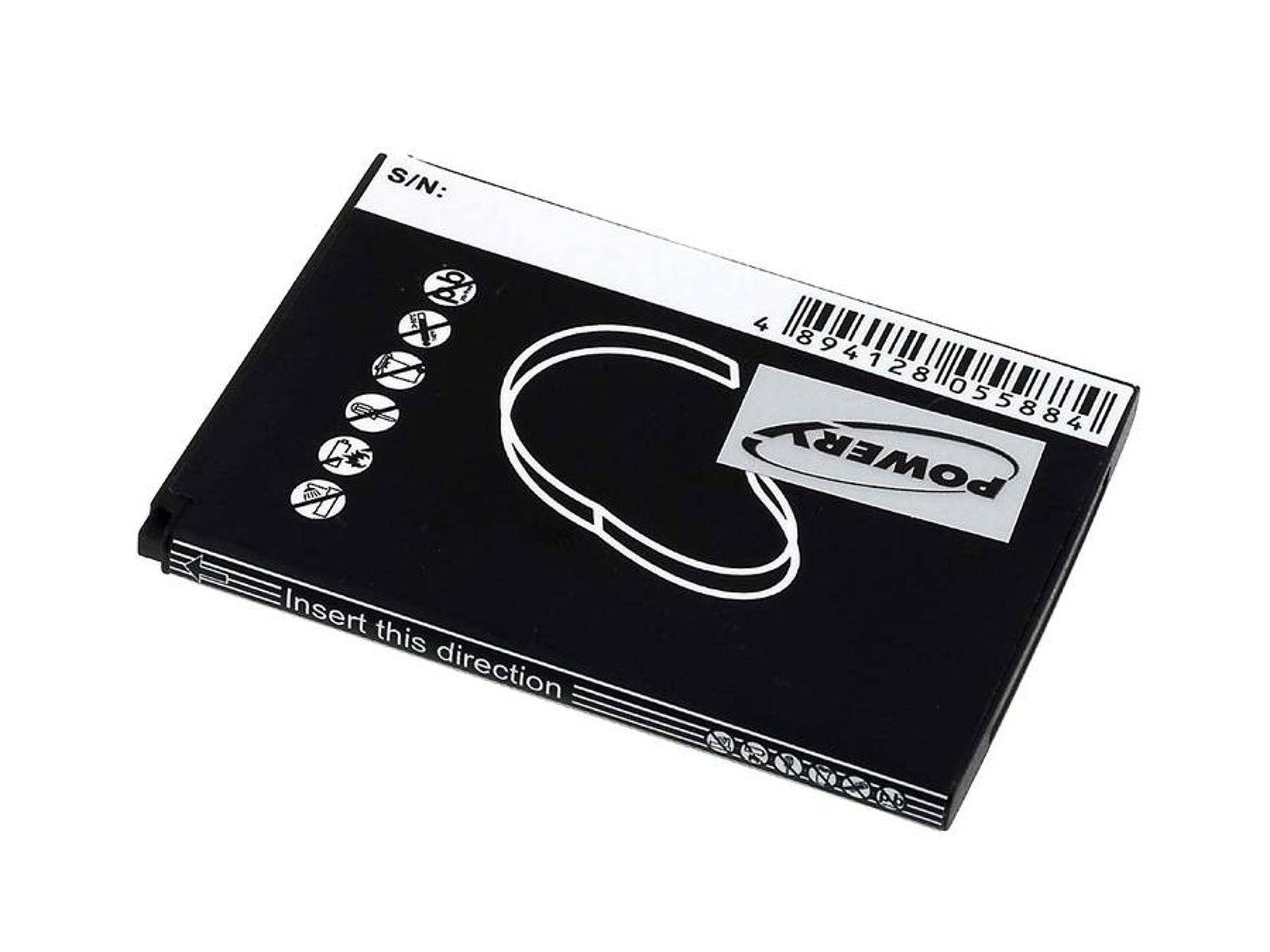 Powery Akku für Alcatel One Touch 890D, 3,7V, Li-Ion