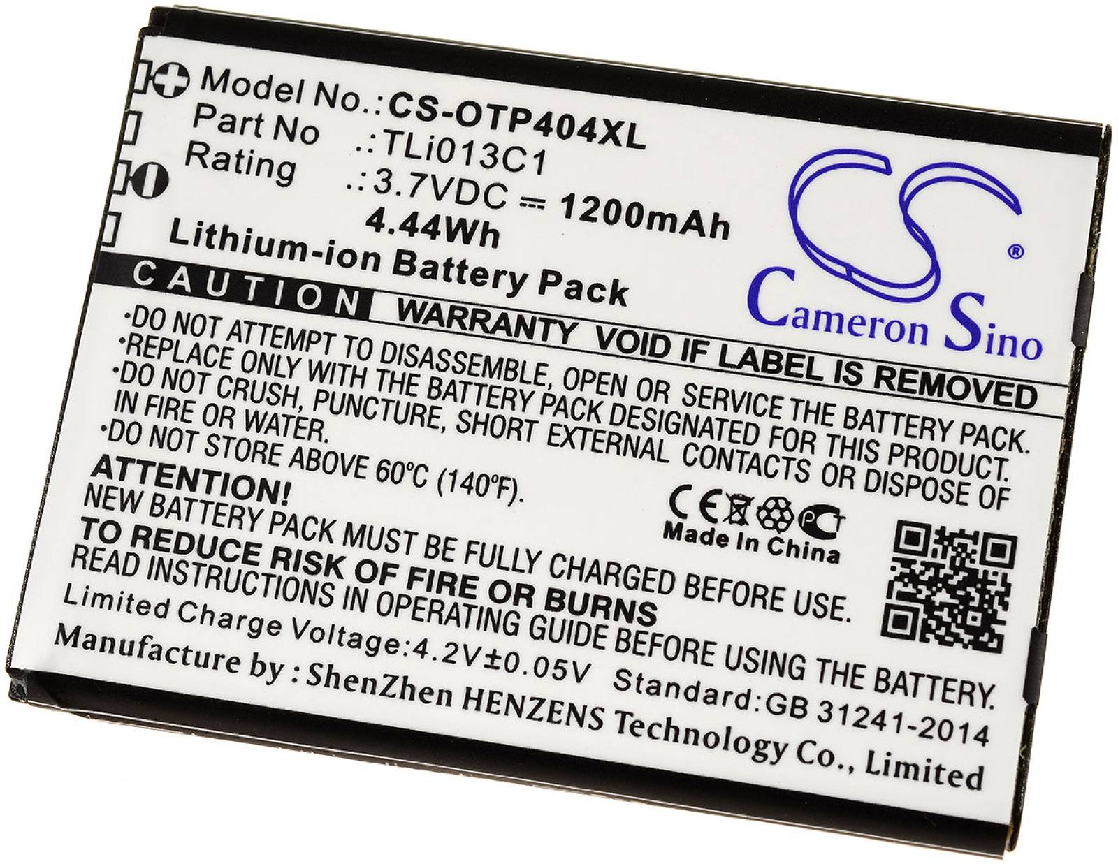 Powery Akku für Smartphone Alcatel 4052R, 3,7V, Li-Ion