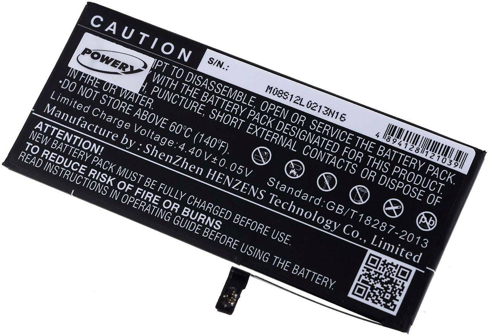 Powery Akku für Apple iPhone 7 Plus, 3,82V, Li-Polymer