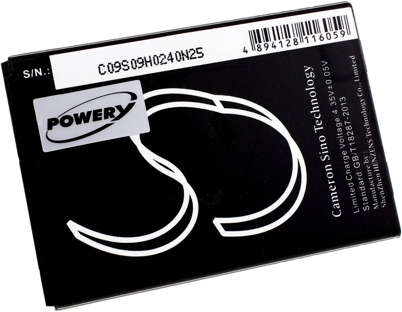 Powery Akku für LG K8 4G, 3,8V, Li-Ion