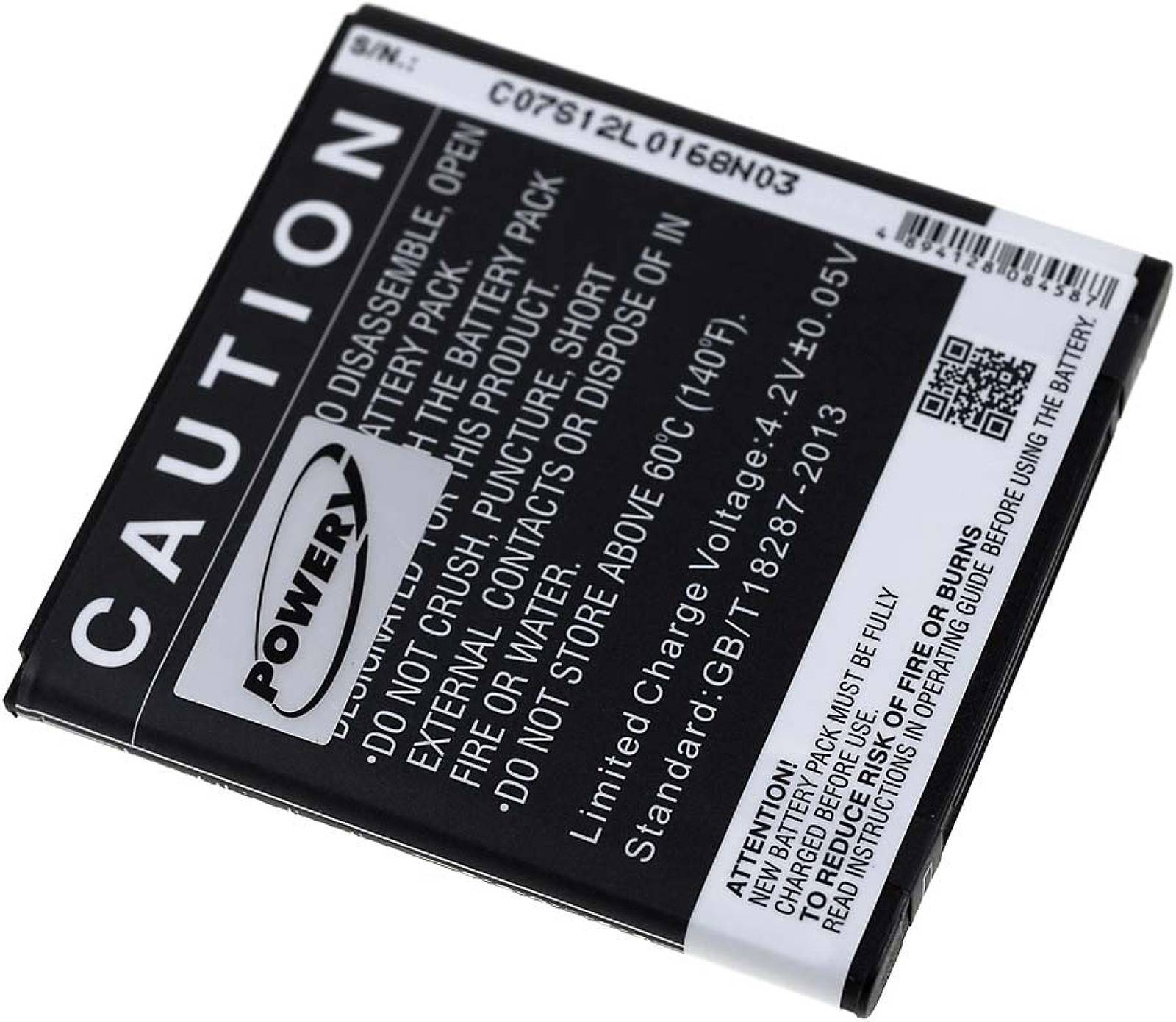 Powery Akku für Mobistel MT-7521w, 3,7V, Li-Polymer