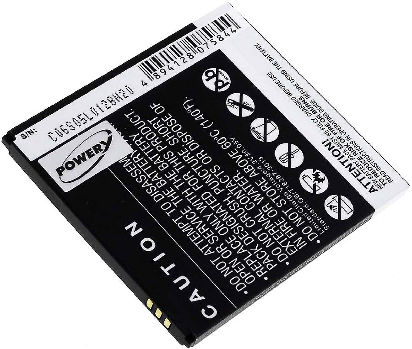 Powery Akku für Mobistel SH26162 2000mAh, 3,7V, Li-Ion