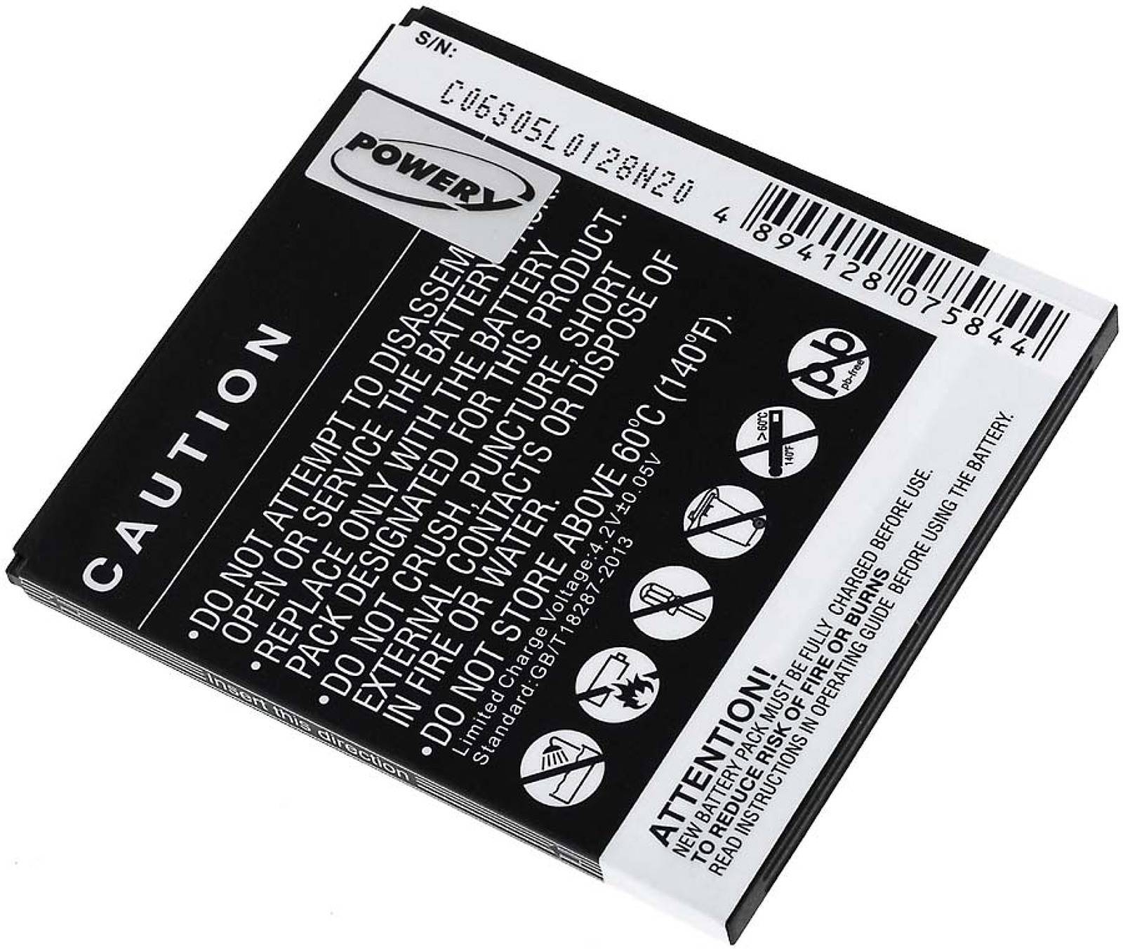 Powery Akku für Mobistel SH26162 2000mAh, 3,7V, Li-Ion