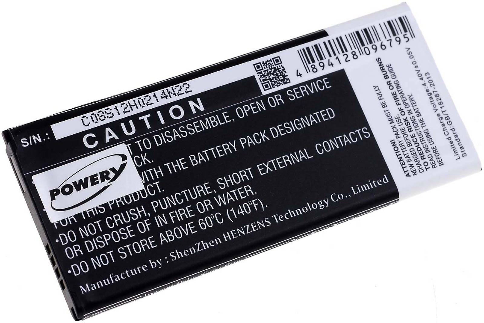 Powery Akku für Samsung SM-N915FY mit NFC-Chip, 3,8V, Li-Ion