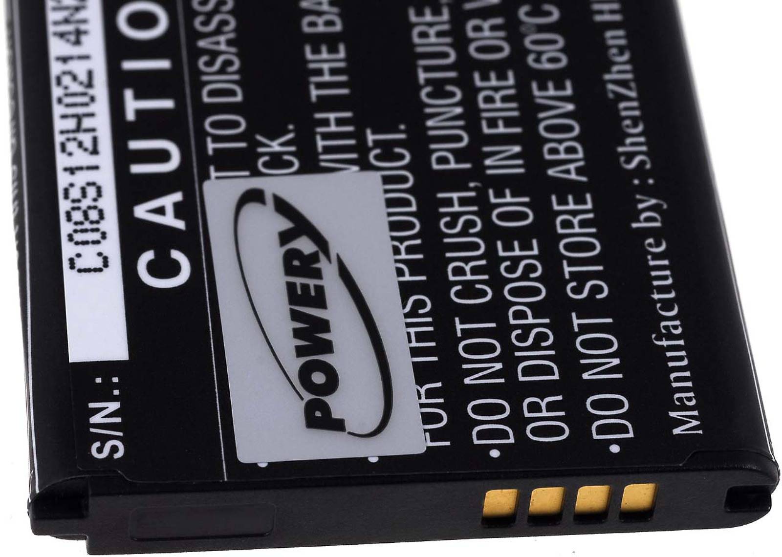 Powery Akku für Samsung SM-N915FY mit NFC-Chip, 3,8V, Li-Ion