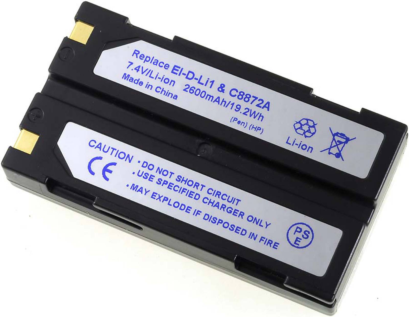 Powery Akku für Trimble Typ 29518, 7,4V, Li-Ion