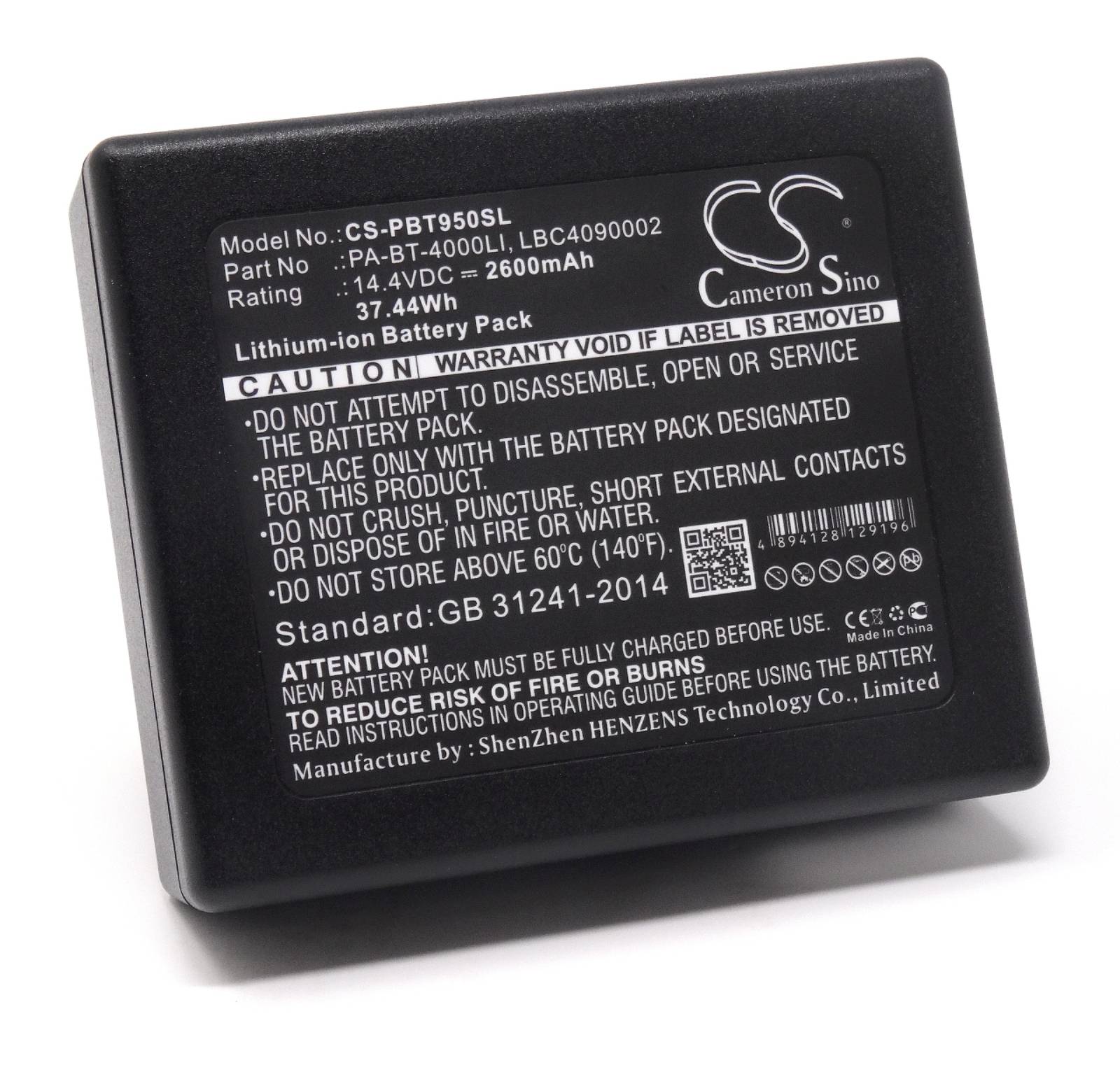 Powery Akku für Drucker Brother P touch P 950, 14,4V, Li-Ion