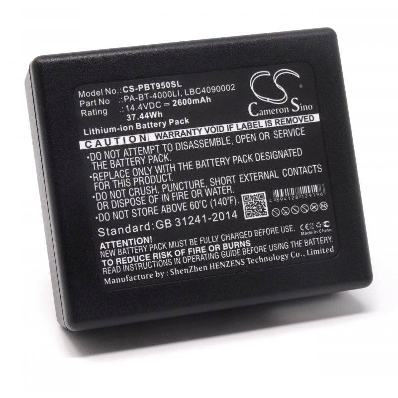 Powery Akku für Drucker Brother RuggedJet RJ4030-K, 14,4V, Li-Ion