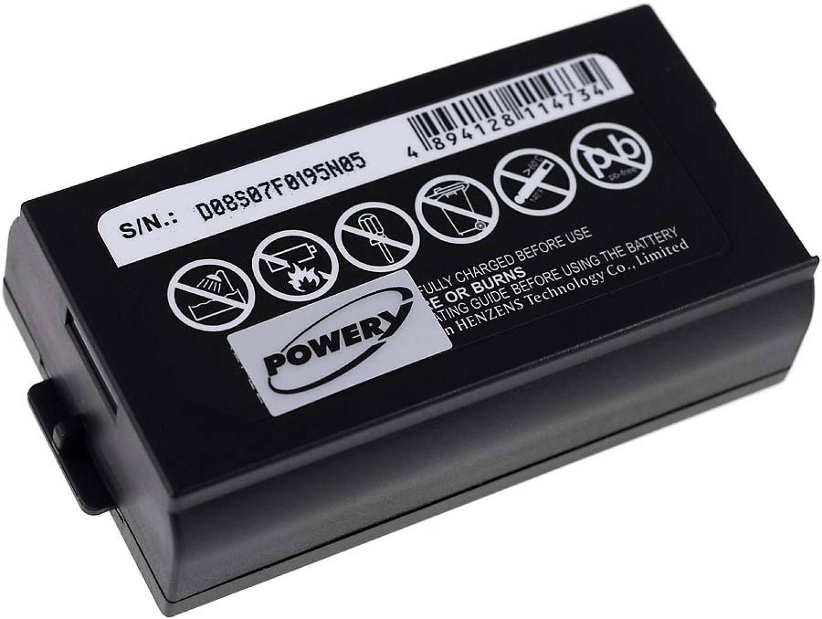 Powery Akku für Drucker Brother PT-E300 / PT-E500 / Typ BA-E001, 7,4V, Li-Ion