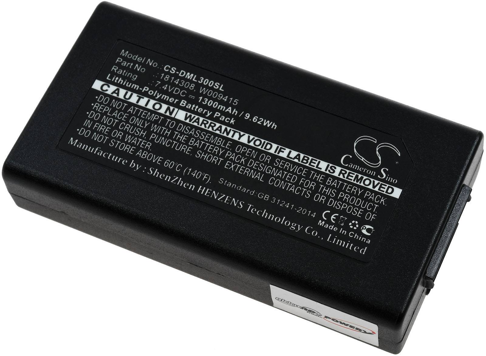 Powery Akku für Etikettendrucker Dymo LabelManager LM-500TS, 7,4V, Li-Polymer