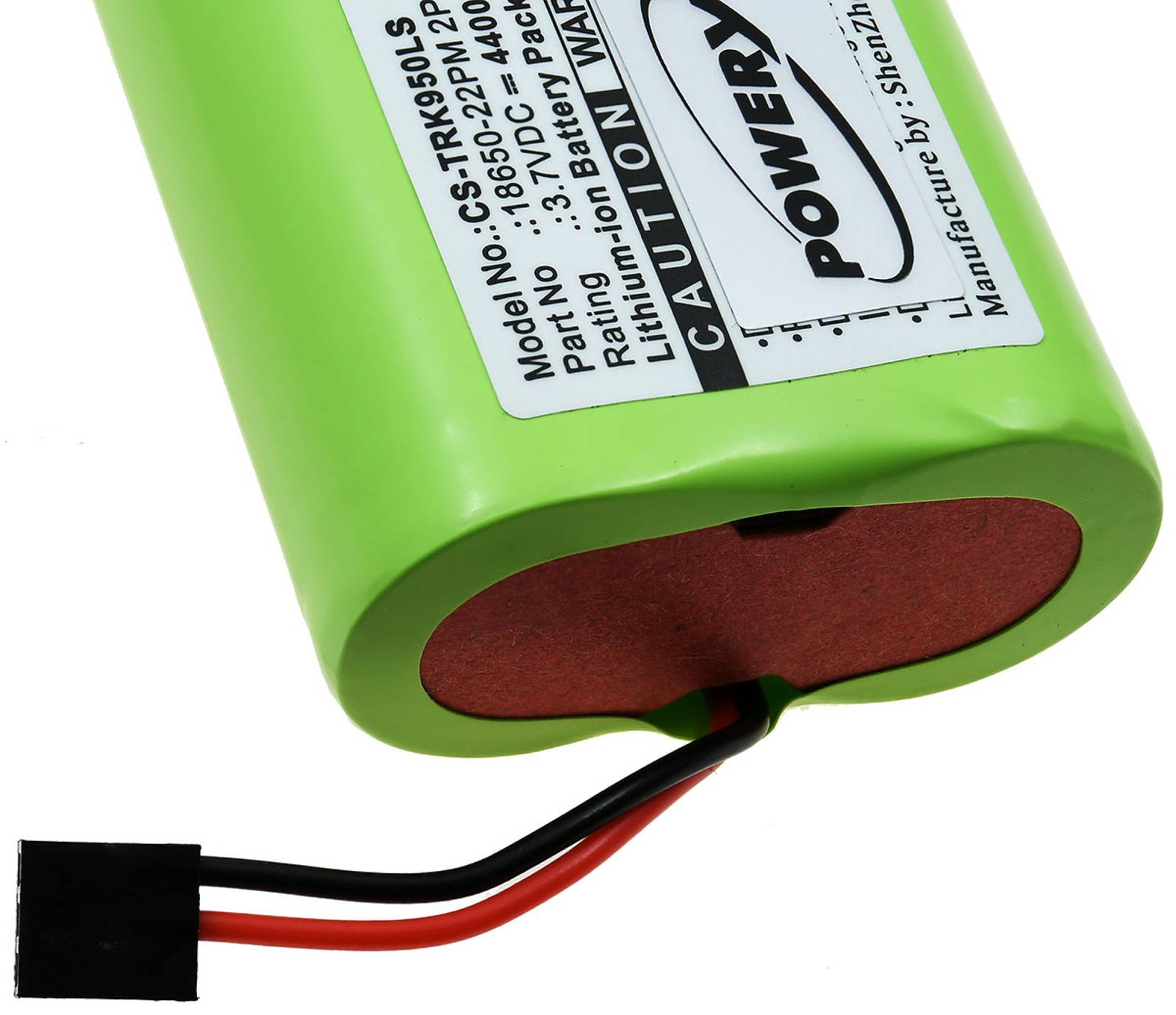 Powery Akku für LED-Fahrrad-Beleuchtung Trelock LS 950, 3,7V, Li-Ion