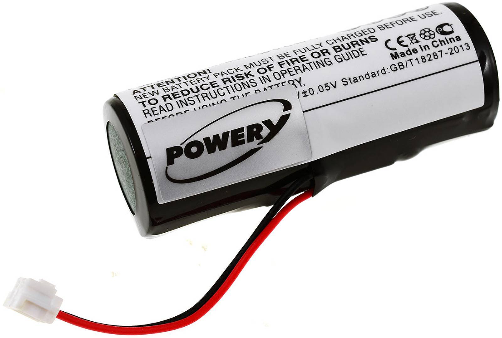 Powery Akku für Haarschneidemaschine Wella Typ 1/UR18500L, 3,7V, Li-Ion