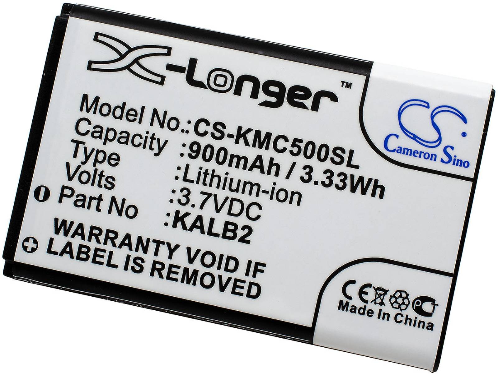 Powery Akku für Kazam Life B2, 3,7V, Li-Ion