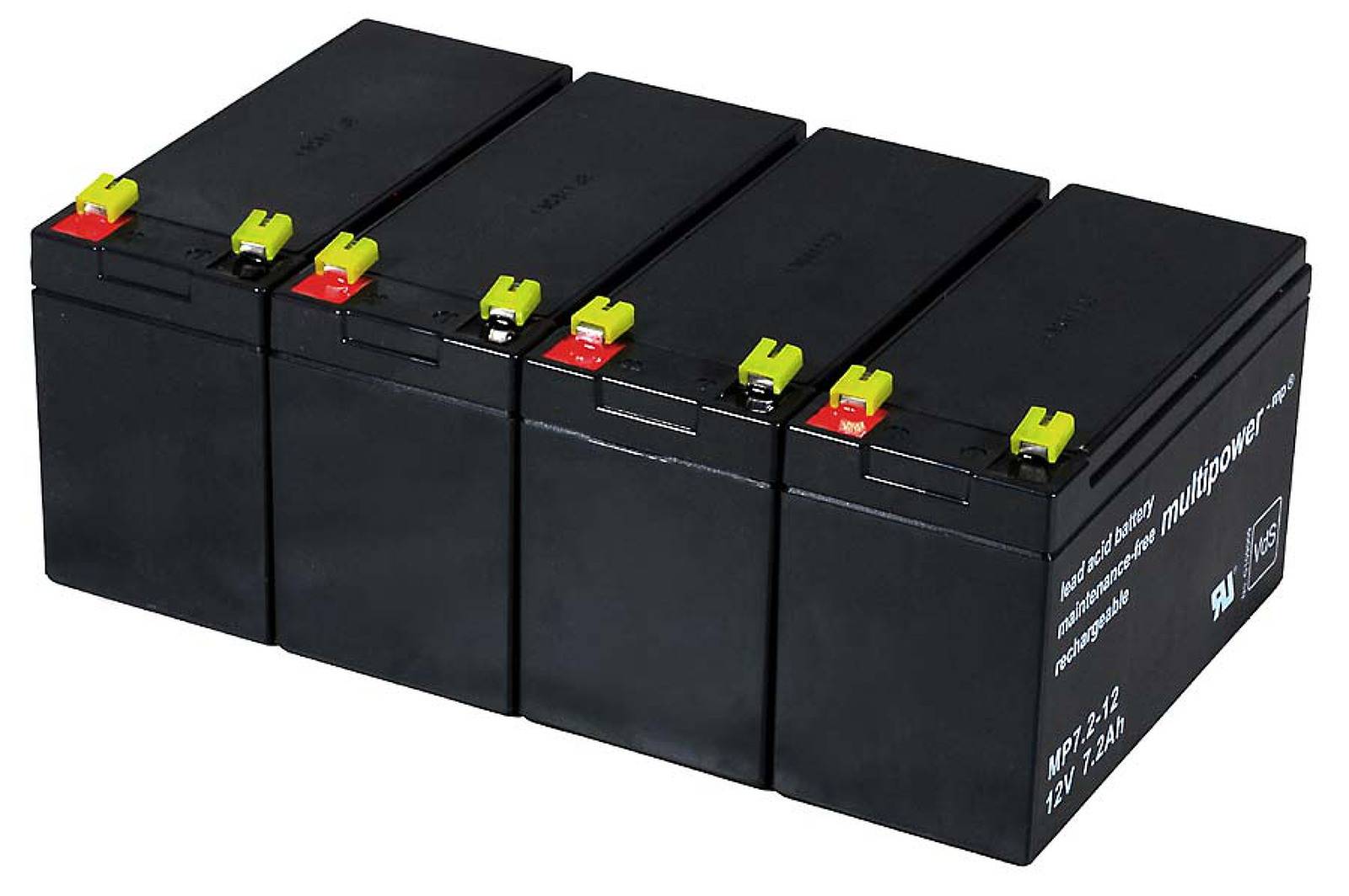 Powery Powery Bleiakku passend für APC Smart UPS SMT1500RMI2U 12V 7,2Ah, 12V, Lead-Acid