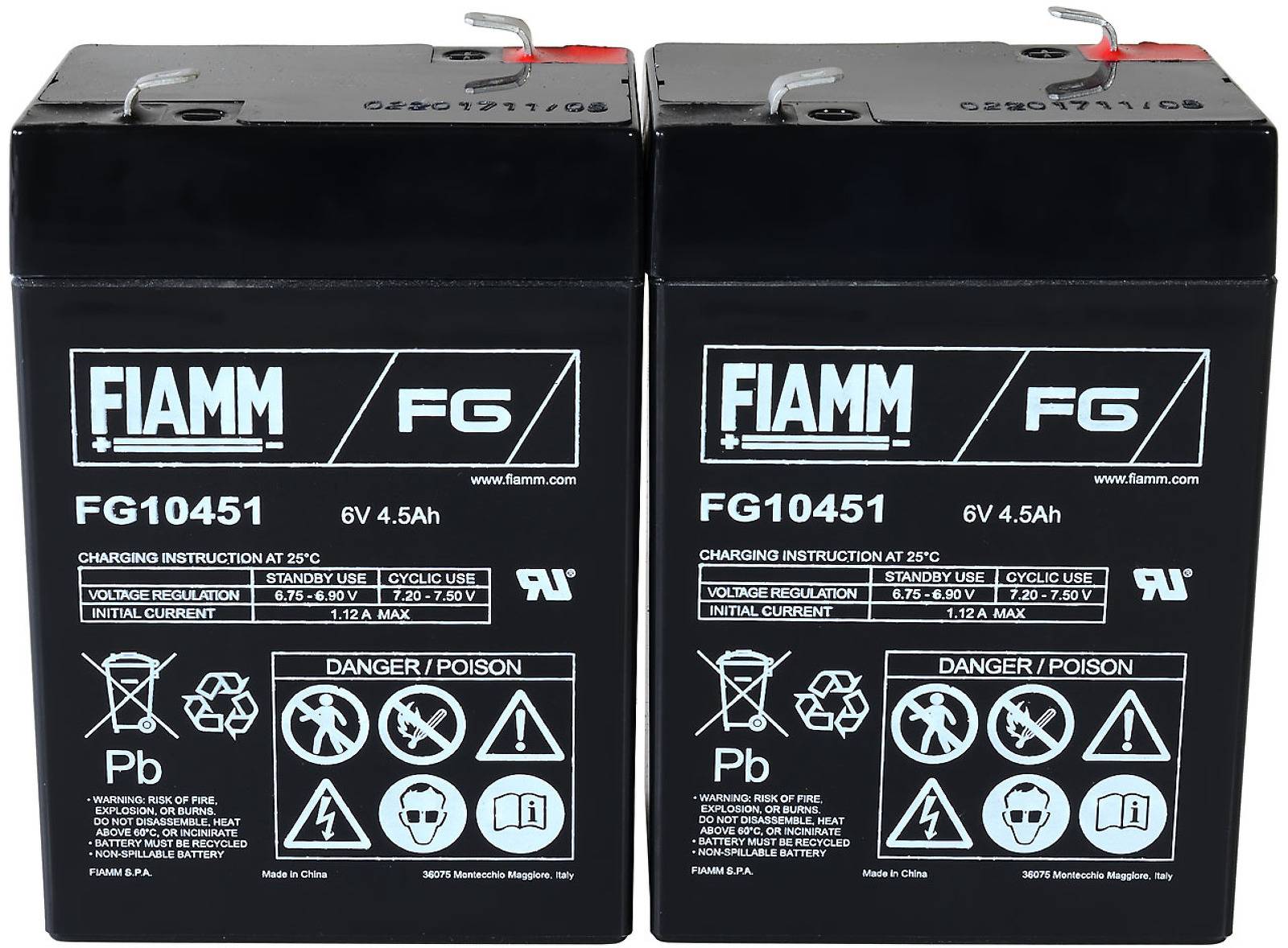 FIAMM Ersatzakku für APC RBC1, 6V, Lead-Acid