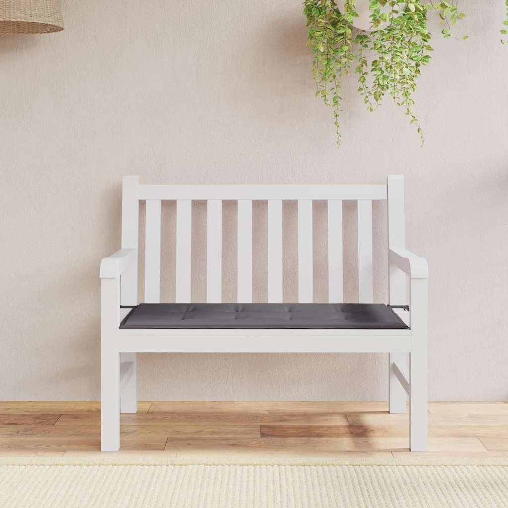 vidaXL Gartenbank-Auflage Anthrazit 120x50x4 cm Oxford-Gewebe