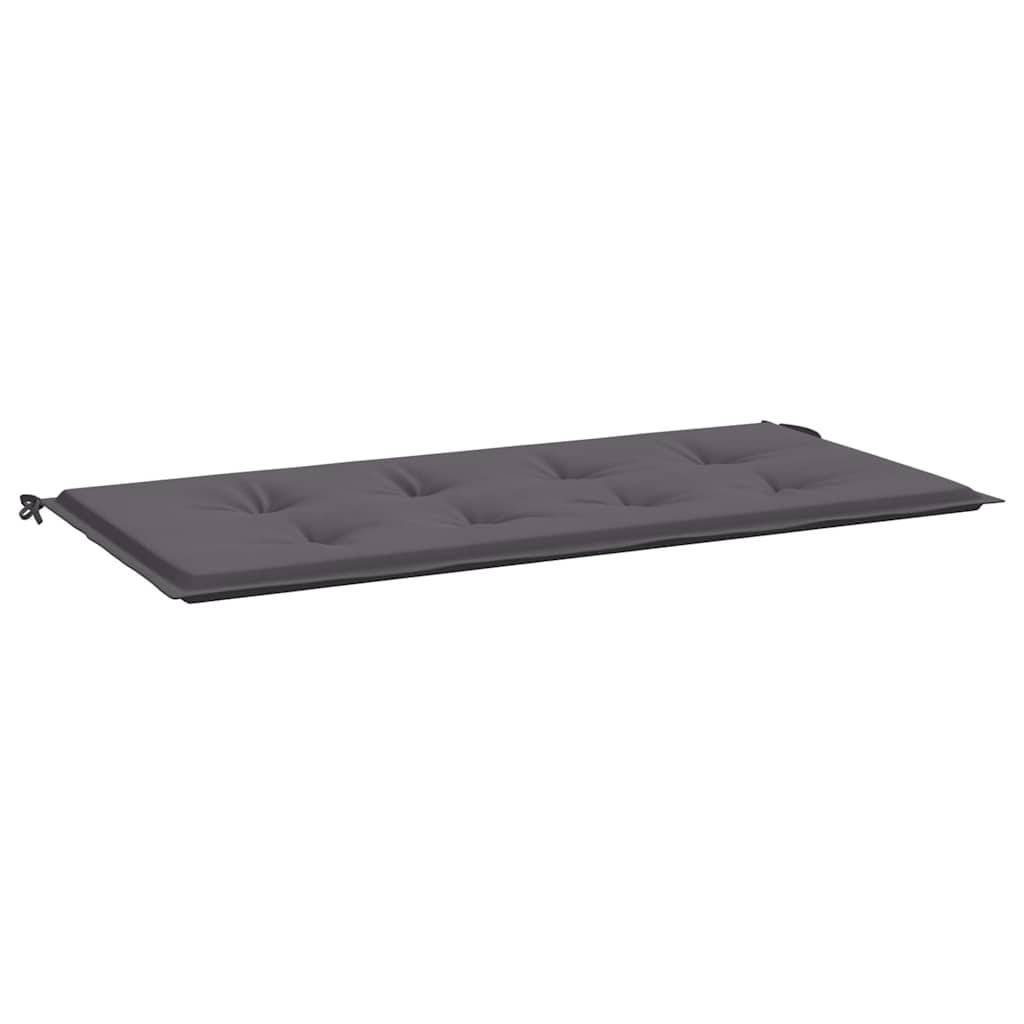 vidaXL Gartenbank-Auflage Anthrazit 120x50x4 cm Oxford-Gewebe