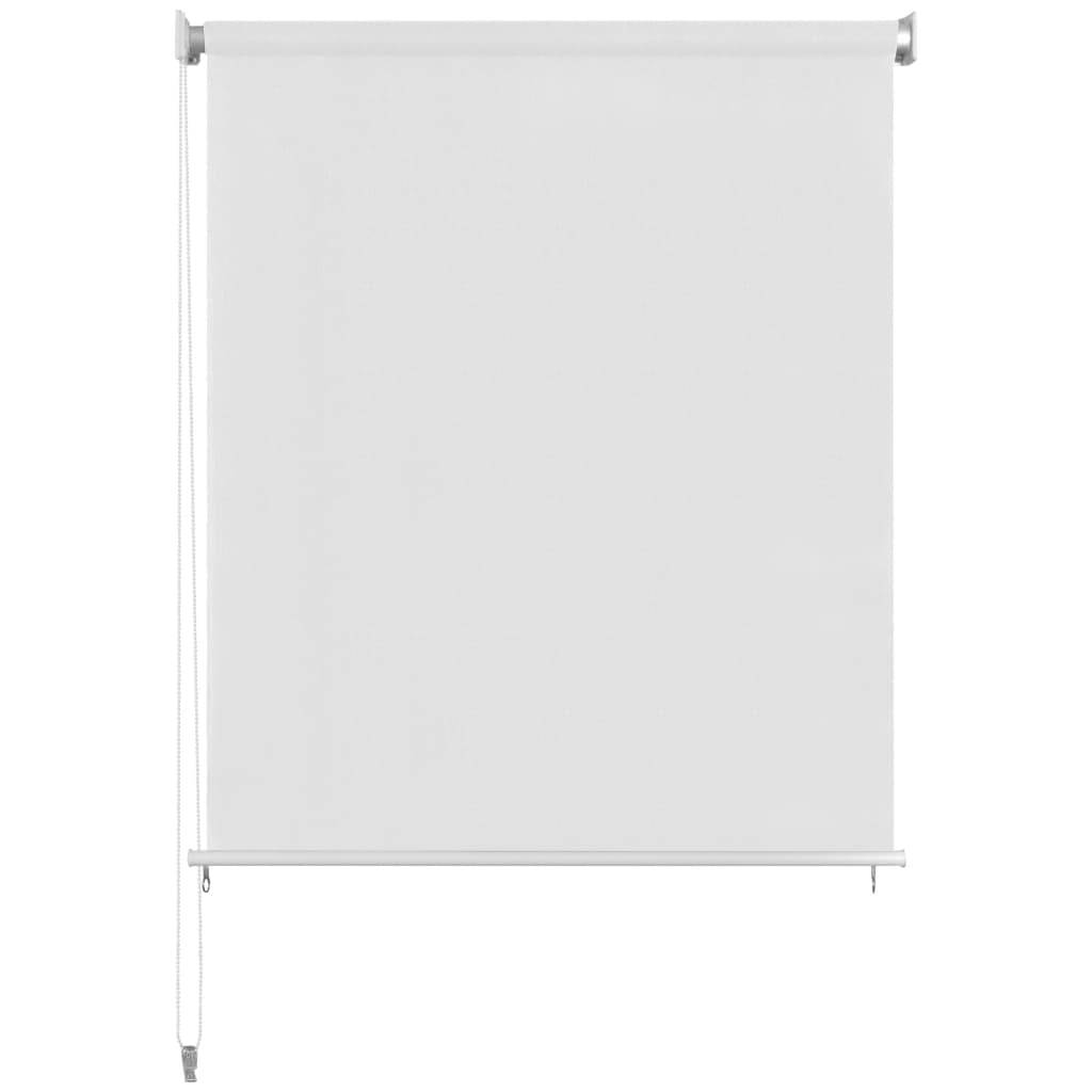 vidaXL Außenrollo 140 x 140 cm Weiß