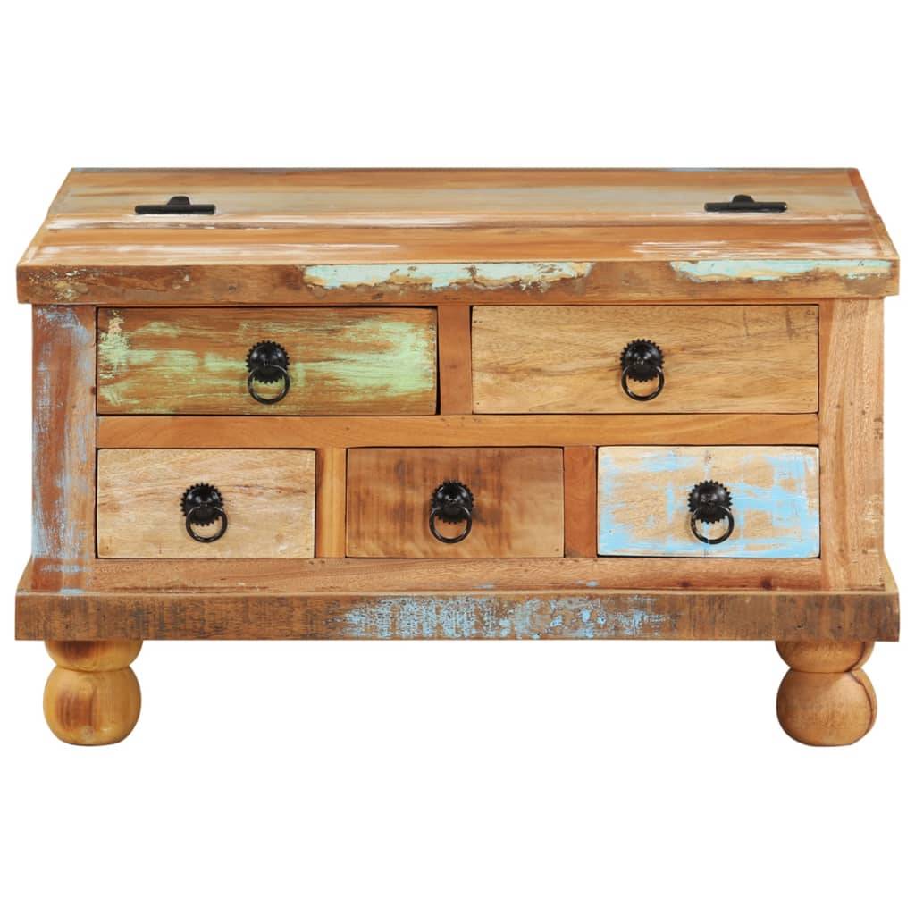 vidaXL Couchtisch Altholz 70x70x38 cm