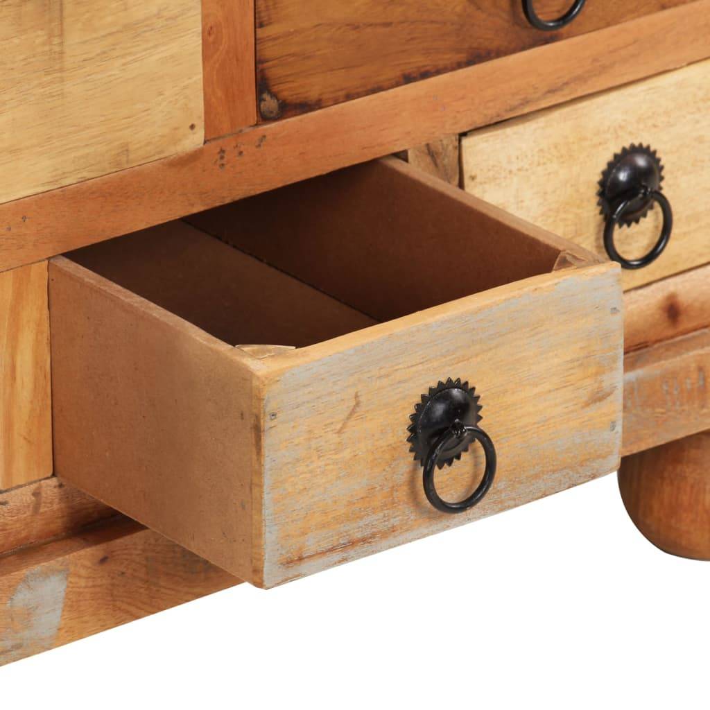 vidaXL Couchtisch Altholz 70x70x38 cm
