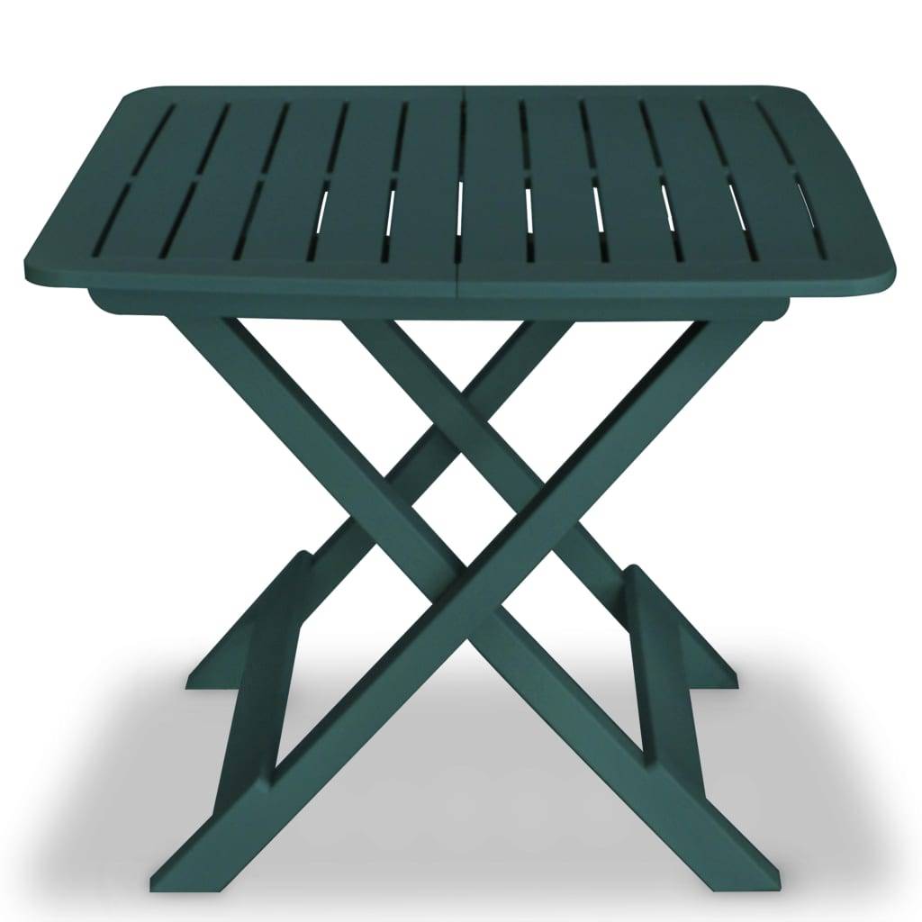 vidaXL 3-tlg. Bistro-Set Klappbar Kunststoff Grün