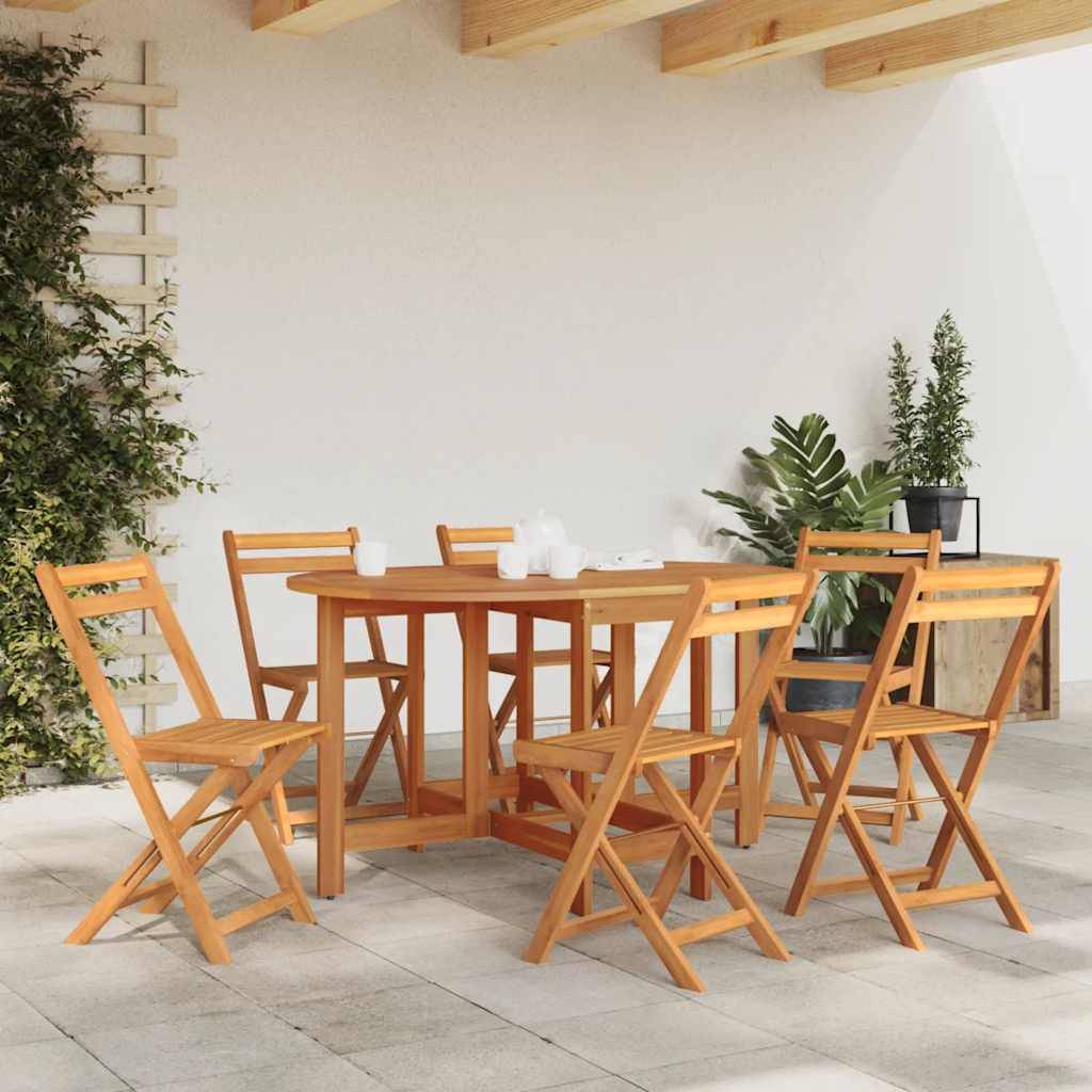 vidaXL Gartentisch 130x90x72 cm Massivholz Akazie
