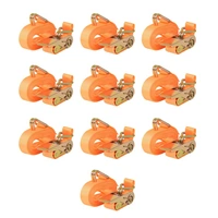 vidaXL Ratschen-Spanngurte 10 Stk. 0,4 Tonnen 6m×25 mm Orange vidaXL Ratschen-Spanngurte 10 Stk. 0,4 Tonnen 6m×25 mm Orange