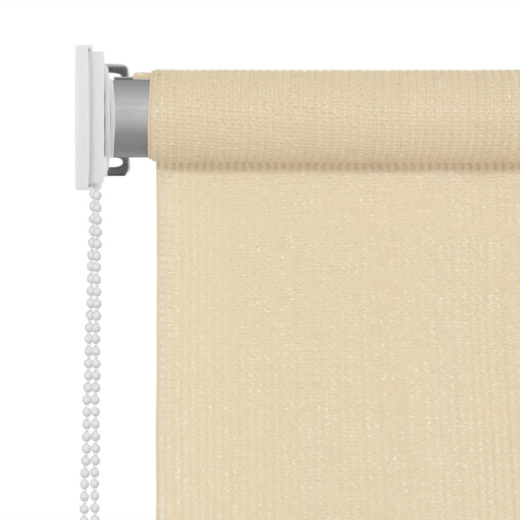 vidaXL Außenrollo 120 x 140 cm Cremeweiß