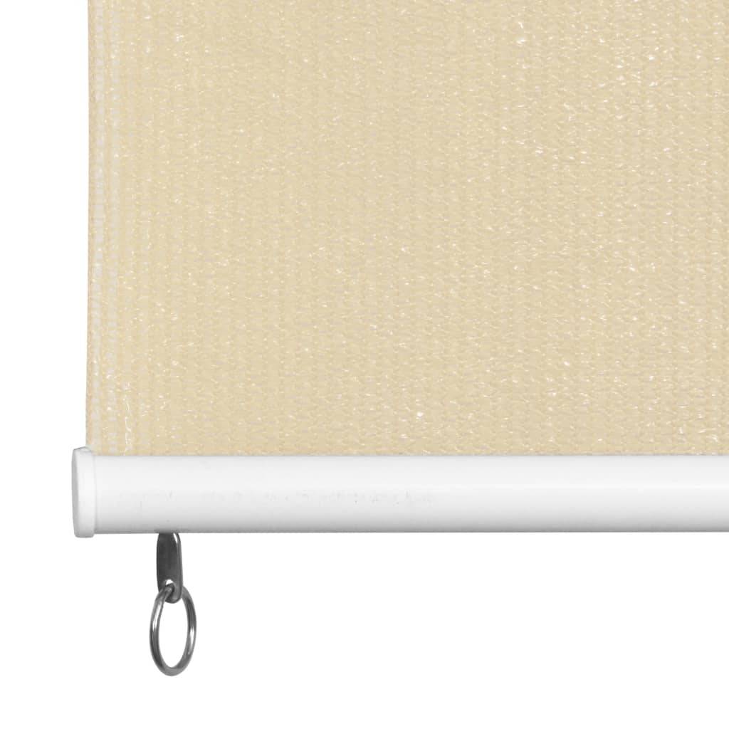 vidaXL Außenrollo 120 x 140 cm Cremeweiß