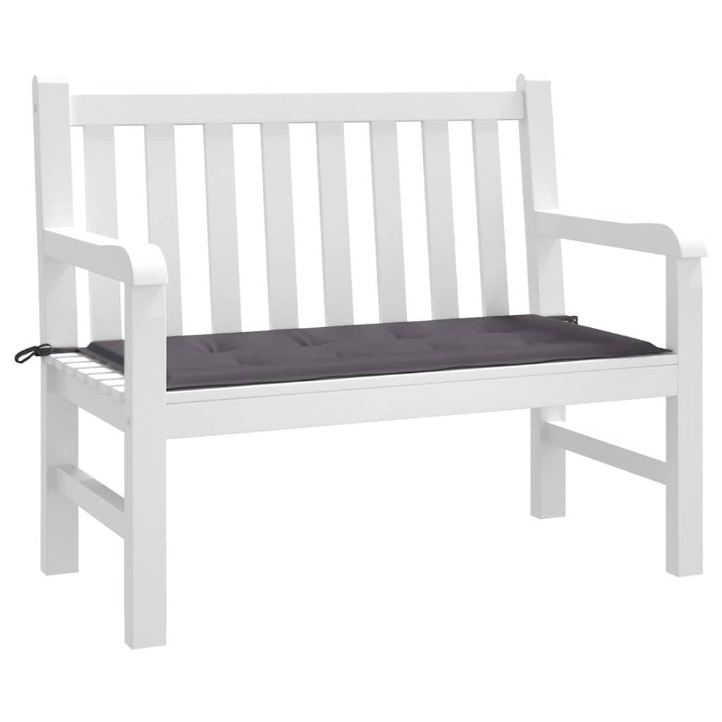 vidaXL Gartenbank-Auflage Anthrazit 100x50x4 cm Oxford-Gewebe