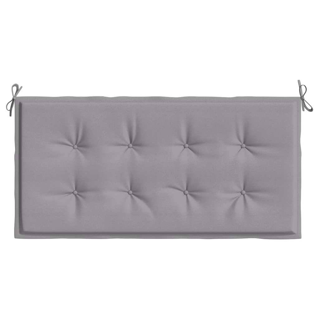 vidaXL Gartenbank-Auflage Grau 100x50x4 cm Oxford-Gewebe