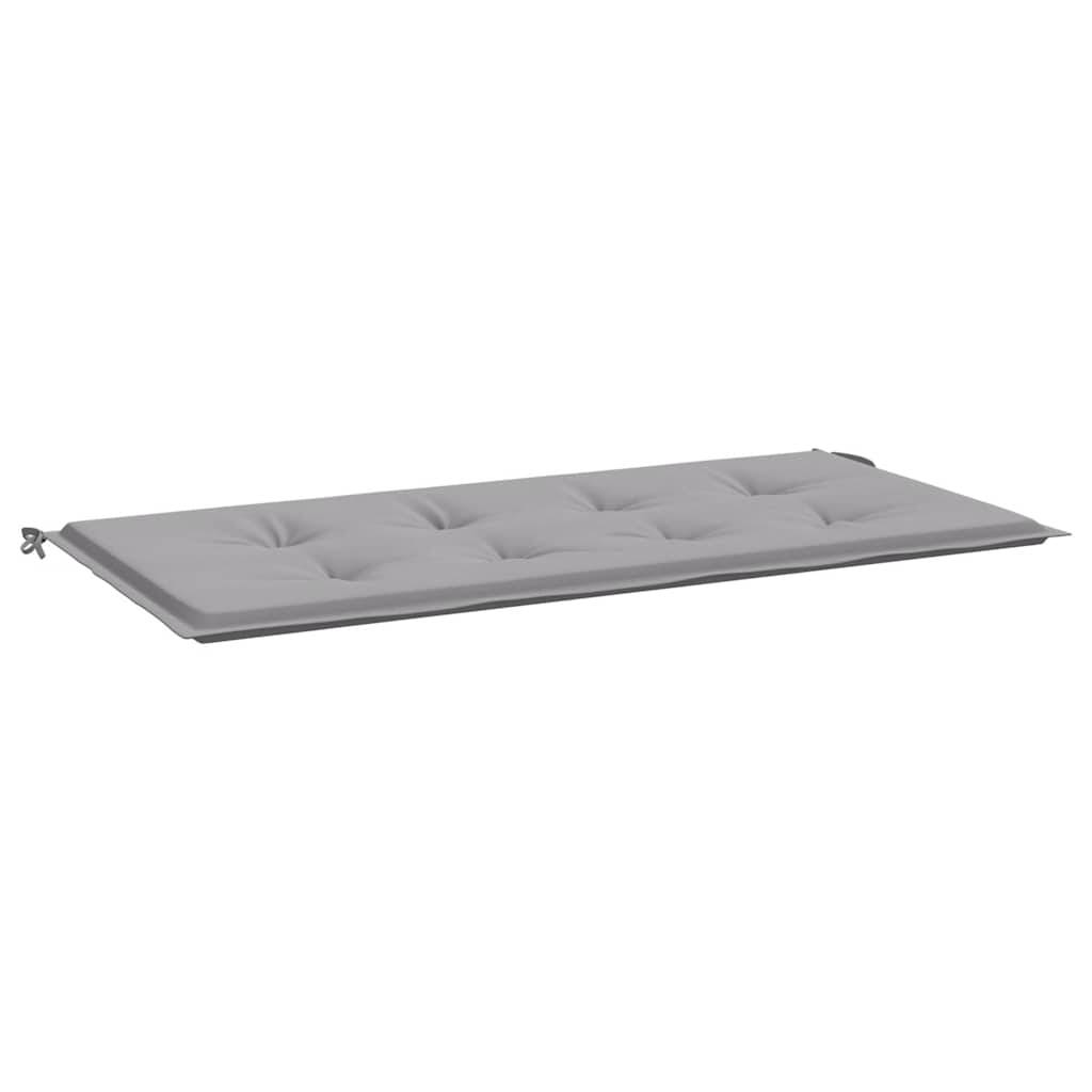 vidaXL Gartenbank-Auflage Grau 120x50x4 cm Oxford-Gewebe