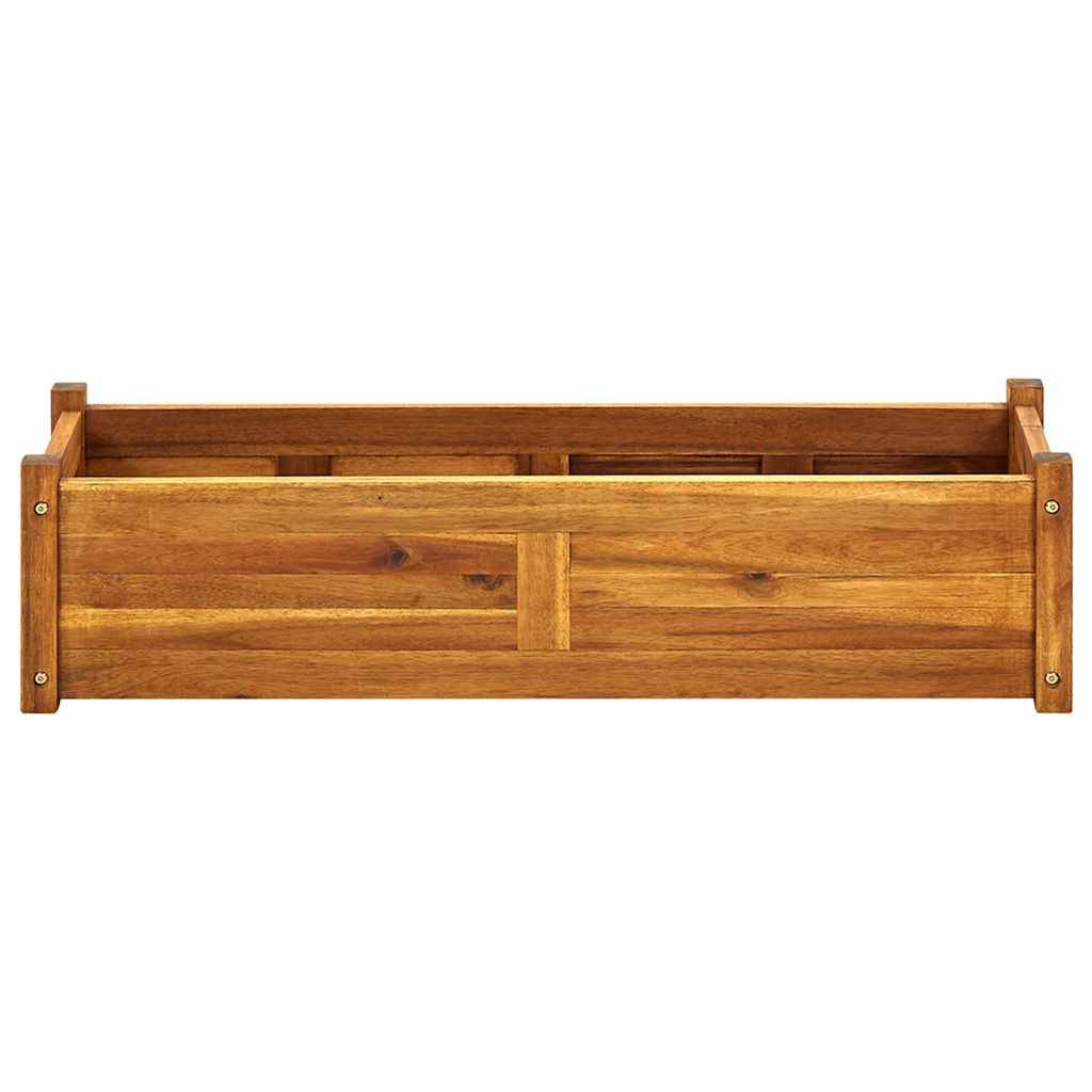 vidaXL Garten-Hochbeet Akazienholz 100x30x25 cm