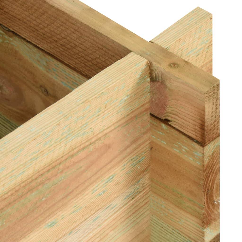 vidaXL Pflanzkübel Hochbeet Kiefernholz Imprägniert 120 cm