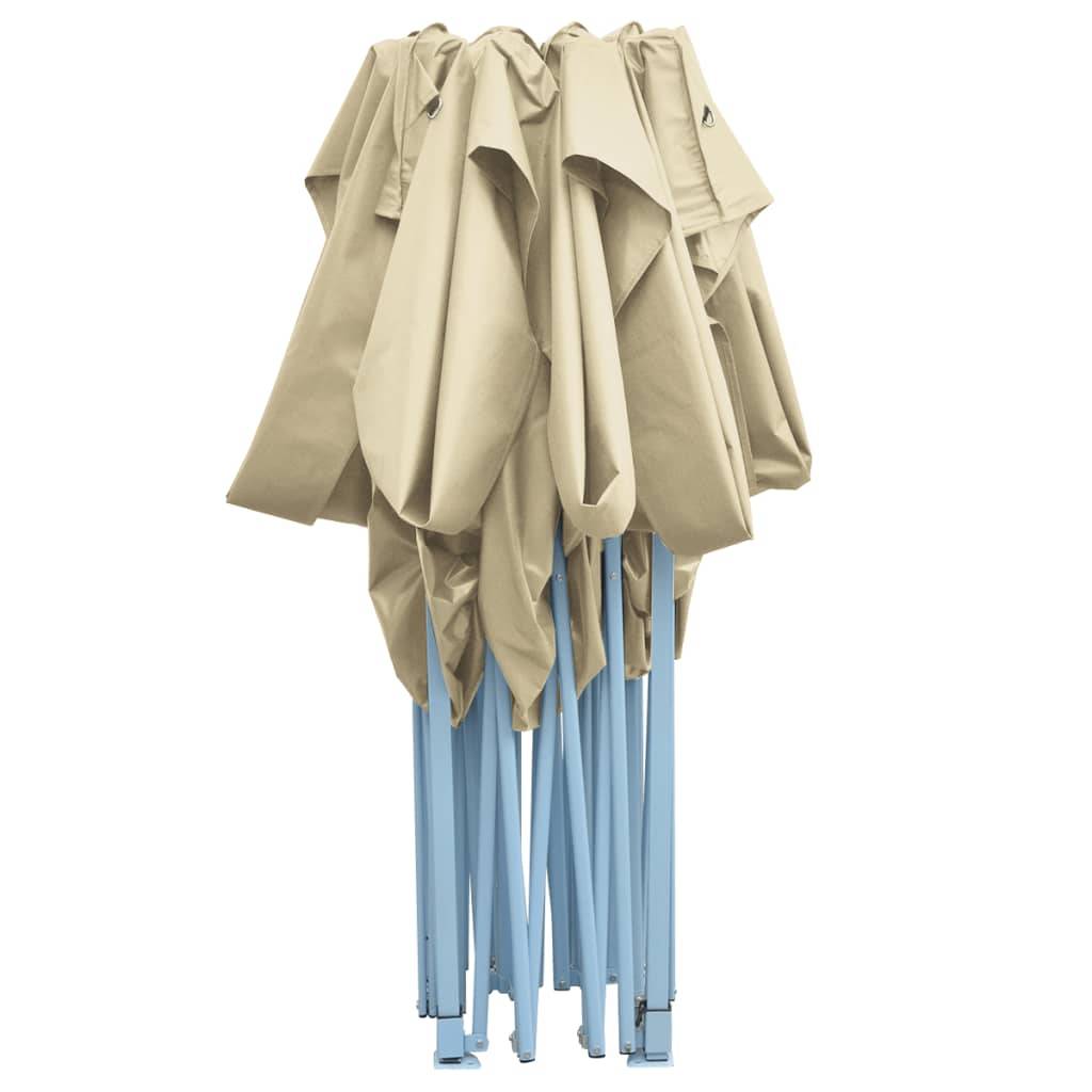 vidaXL Faltzelt Pop-Up 3x4,5 m Cremeweiß