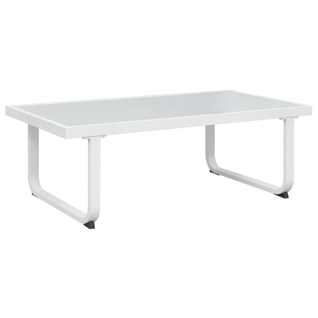 vidaXL 5-tlg. Garten-Lounge-Set Textilene Aluminium Schwarz