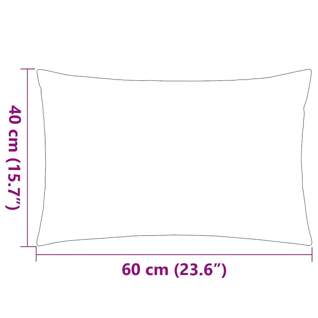 vidaXL Gartenkissen 4 Stk. 60 x 40 cm Grau