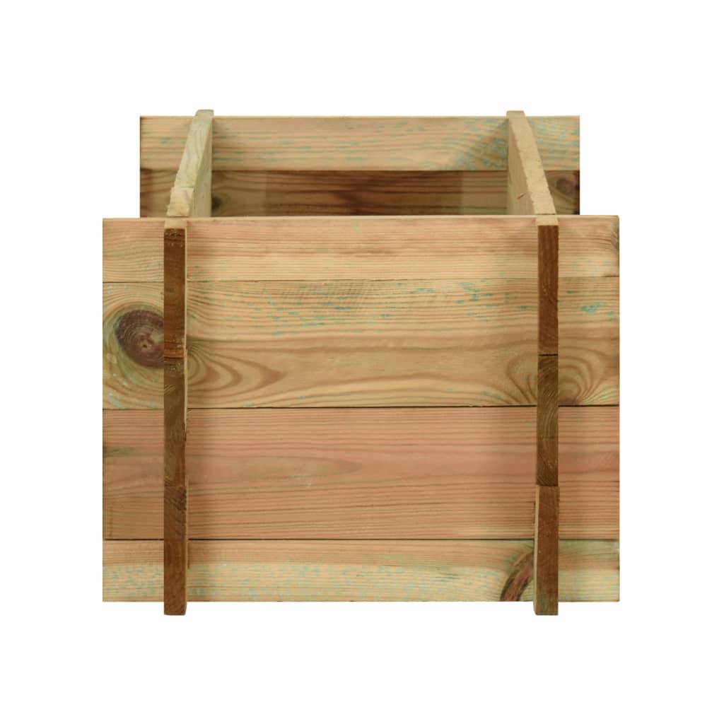 vidaXL Pflanzkübel Hochbeet Kiefernholz Imprägniert 80 cm