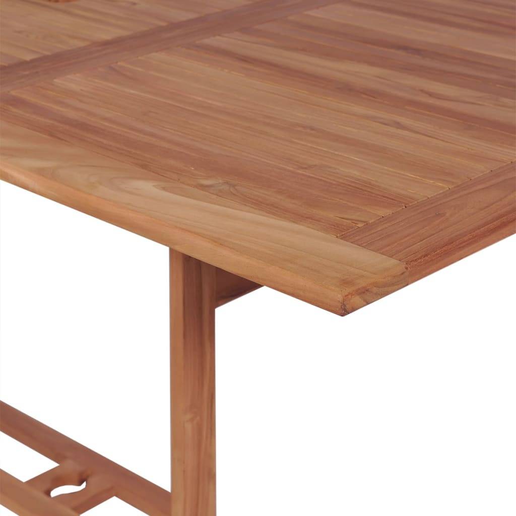 vidaXL Gartentish 180x90x75 cm Teak Massivholz