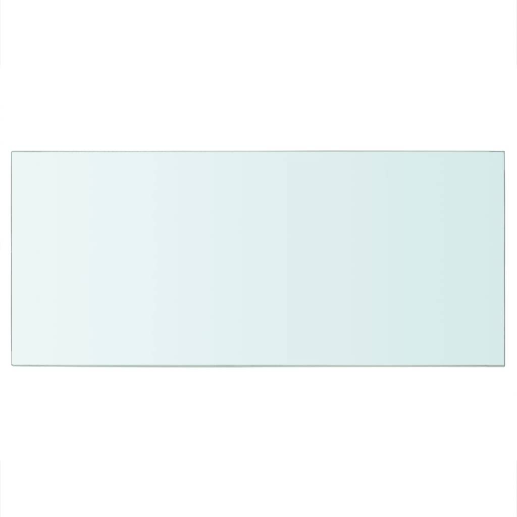 vidaXL Regalboden Glas Transparent 50x25 cm